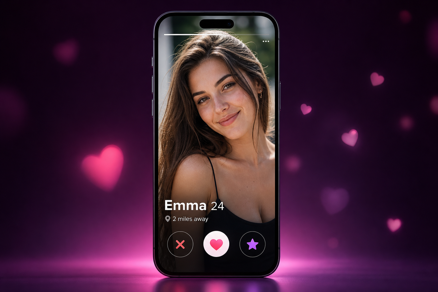 SparkMeet app preview — Discover, Match, Chat
